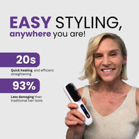 Numoia Portable Straightener Brush - GoBrush PRO