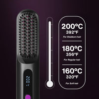 Numoia Portable Straightener Brush - GoBrush PRO